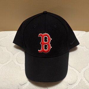 Nike Black Cap with Red Logo